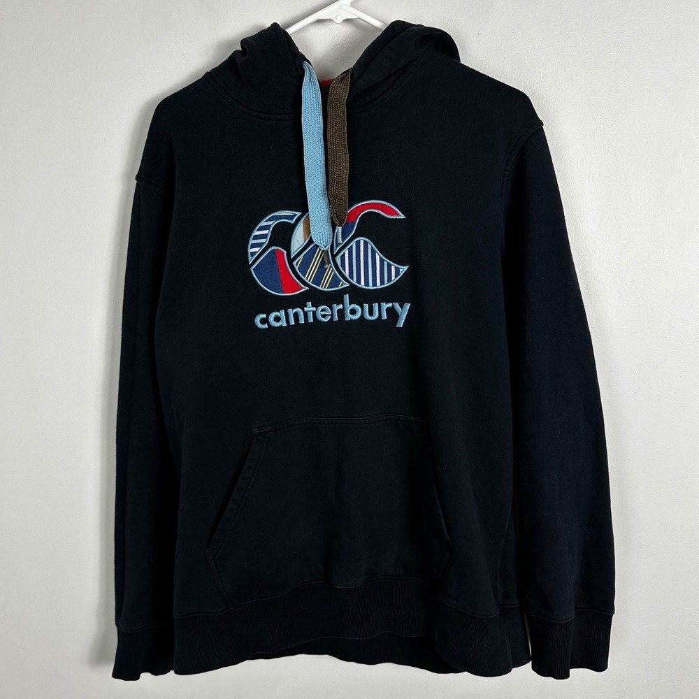 Canterbury Uglies Hoodie Y2K Mens's Size XL Hooded Sweatshirt Navy‎ Blue Pocket
